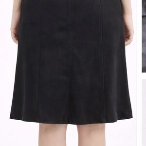 Harve Benard Classic Black A-Line Skirt
